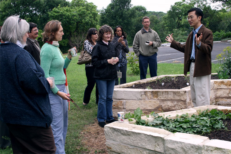 ABC/AOMA garden dedication, April 2008